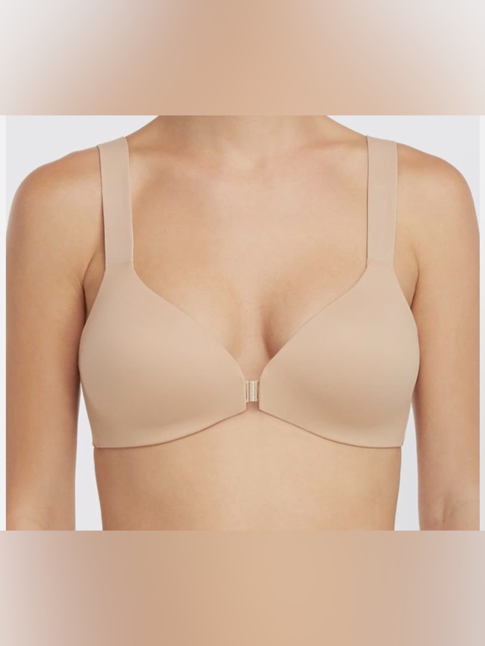 SPANX Bra-Llelujah Lightly Lined Wireless Full Coverage T-Shirt Bra Nude 38C